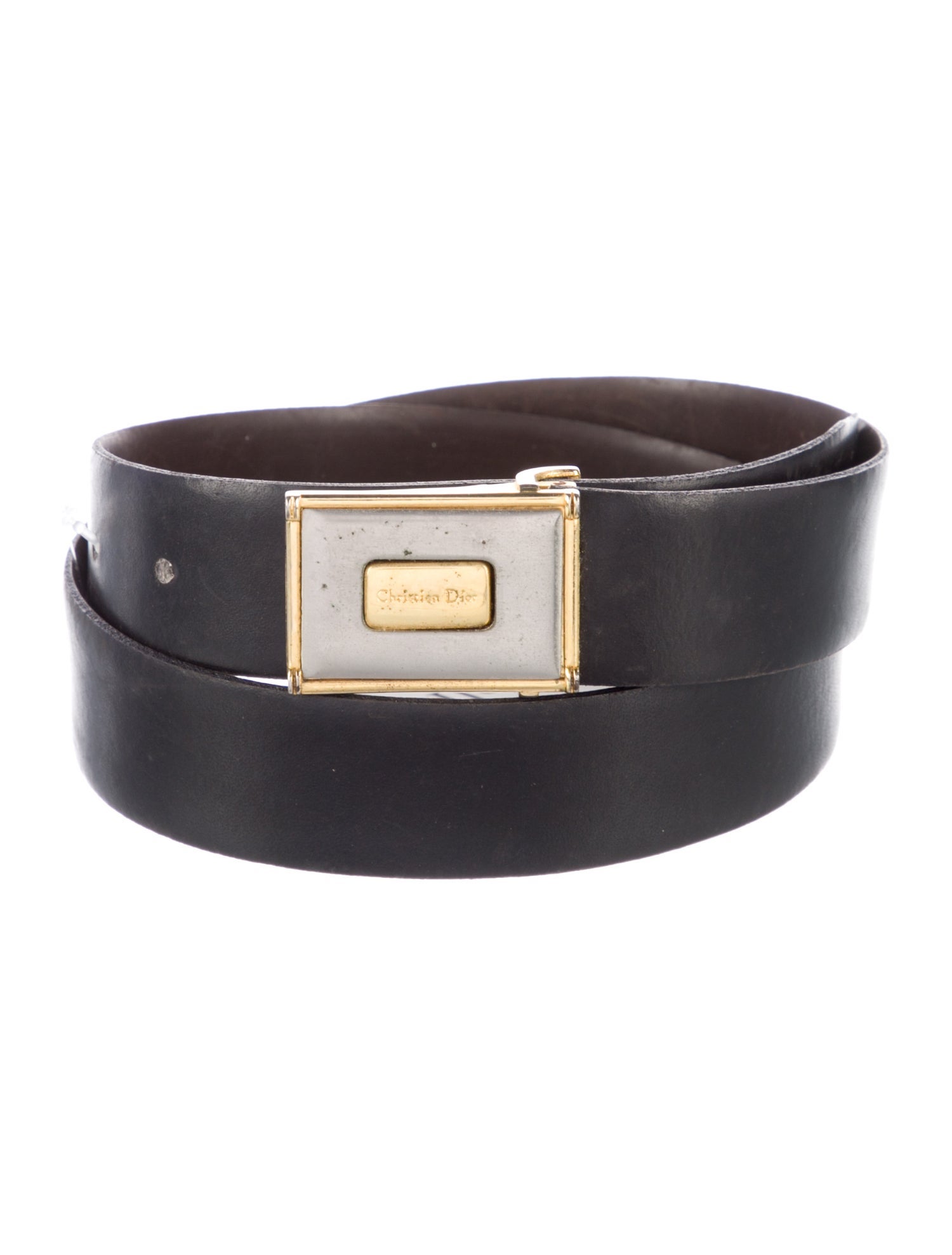 Christian Dior Skinny Leather Belt