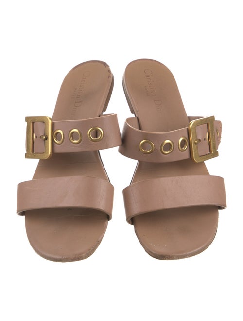 Christian Dior Leather Slides