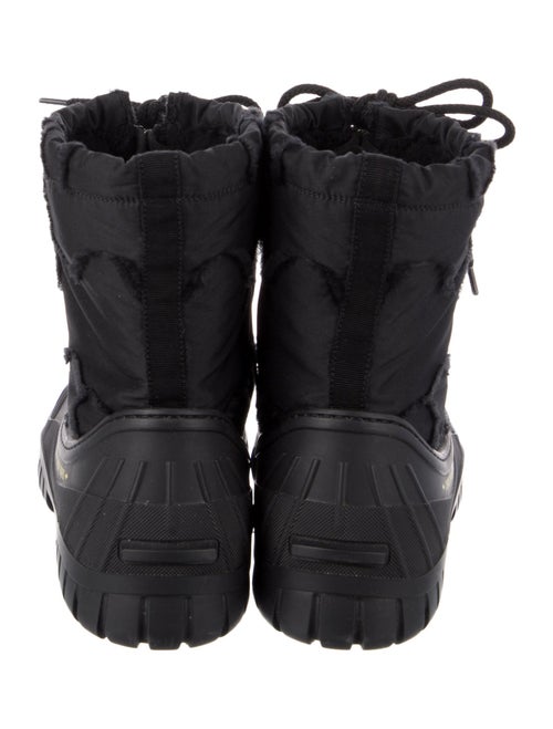 Christian Dior Rubber Mesh Accents Rain Boots