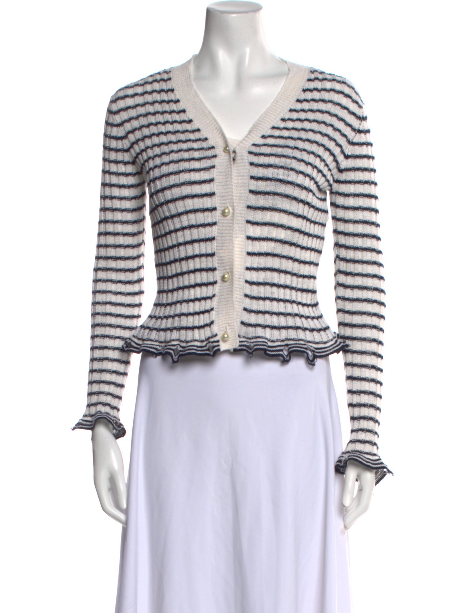 Christian Dior Linen Striped Sweater