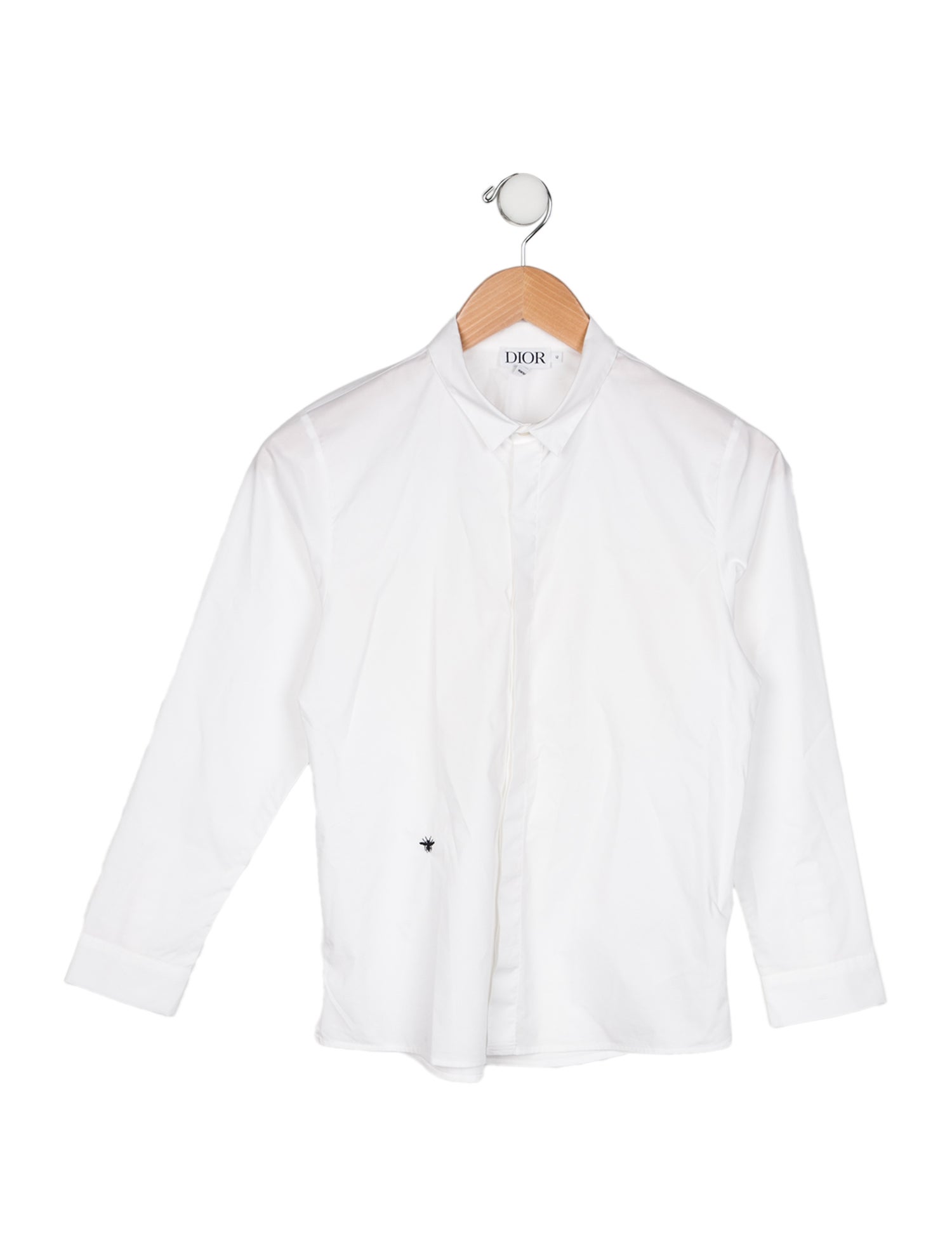 Christian Dior Boys Solid Button Up