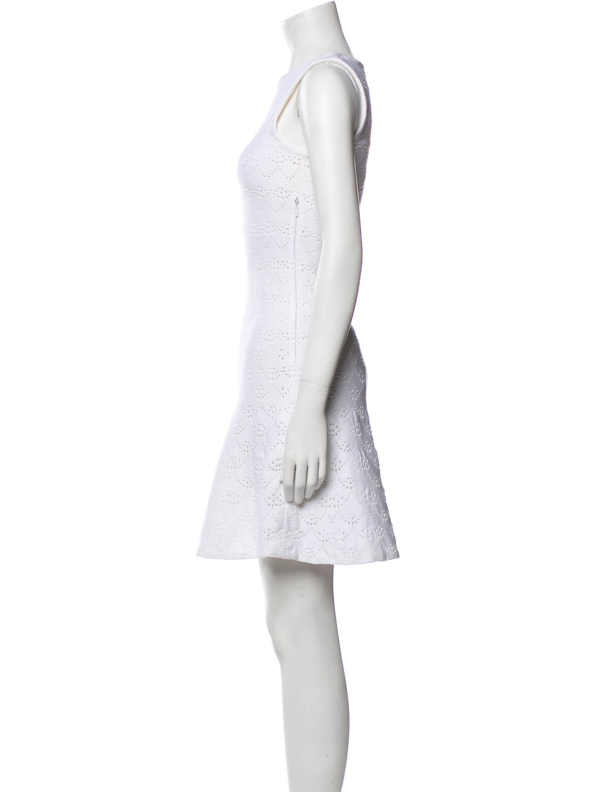 Christian Dior Crew Neck Mini Dress