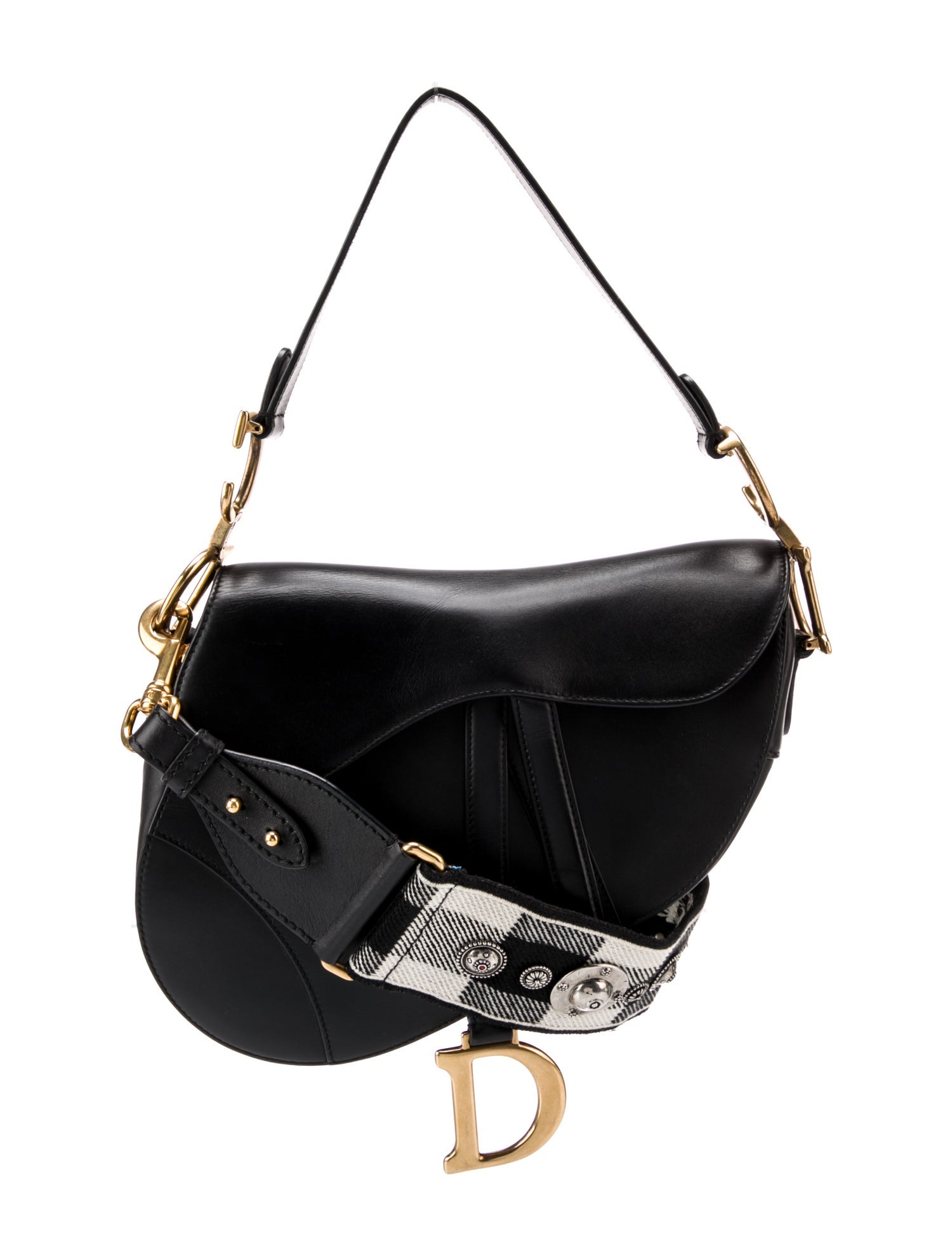 Christian Dior Leather Saddle Small