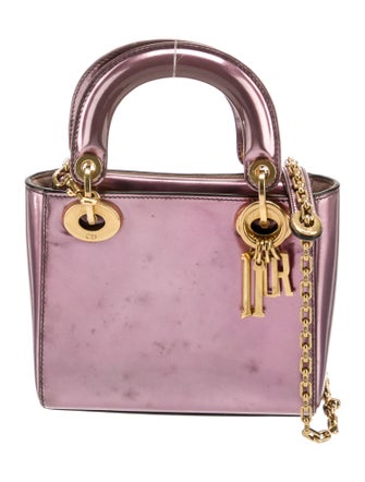 Christian Dior Patent Leather Lady Dior Mini