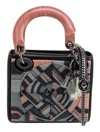 Christian Dior Leather Lady Dior Mini