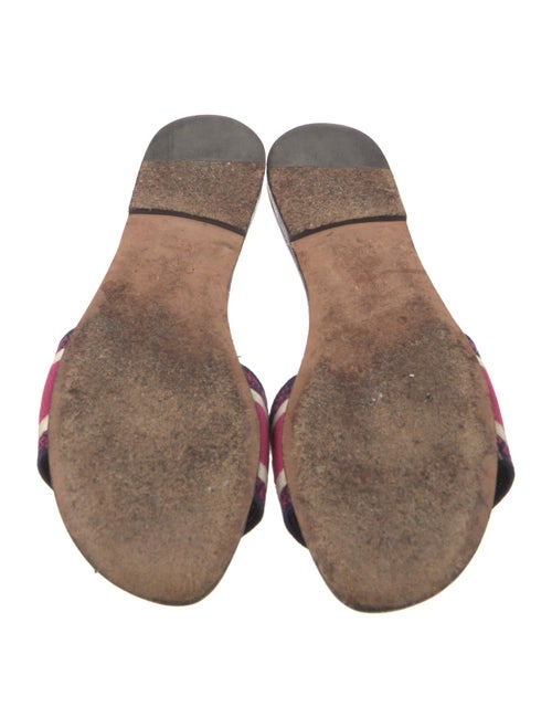 Christian Dior Canvas Printed Slides