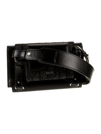 DIOR MEN Oblique Jacquard Crossbody Bag