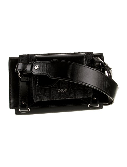 DIOR MEN Oblique Jacquard Crossbody Bag
