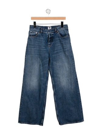 Christian Dior High-Rise Wide Leg Jeans