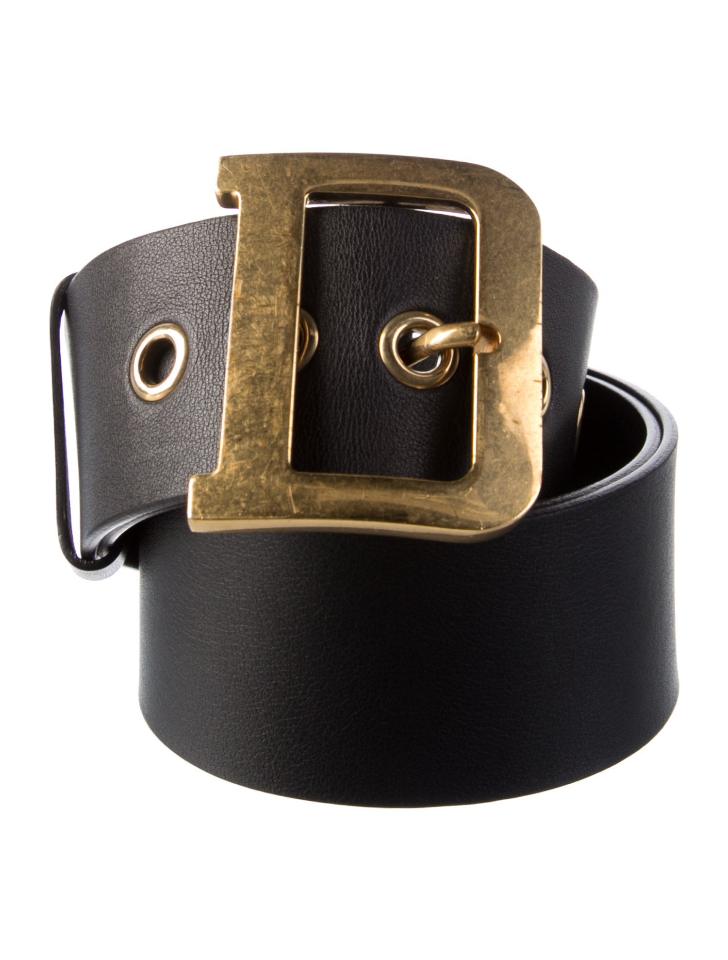 Christian Dior Wide Leather Waist Belt