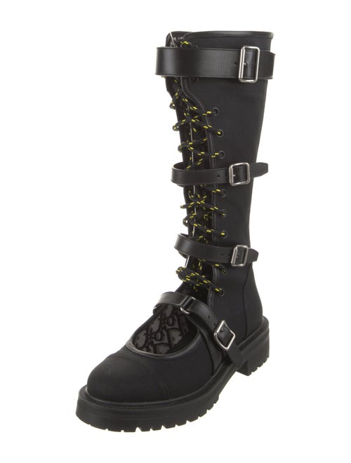 Christian Dior Nylon Combat Boots