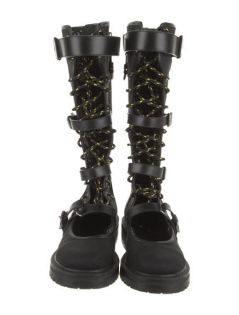 Christian Dior Nylon Combat Boots