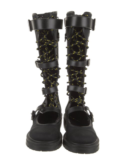 Christian Dior Nylon Combat Boots