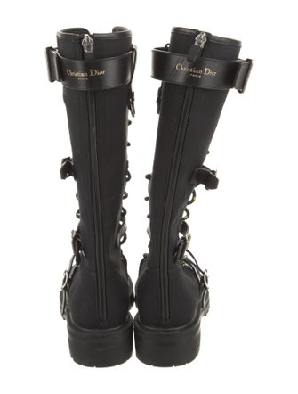 Christian Dior Nylon Combat Boots