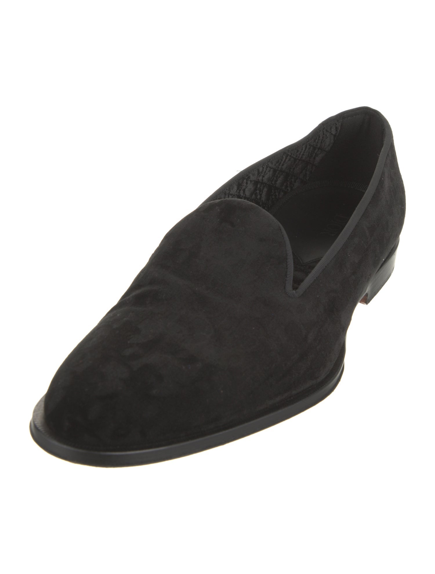 DIOR MEN Velvet Printed Slippers