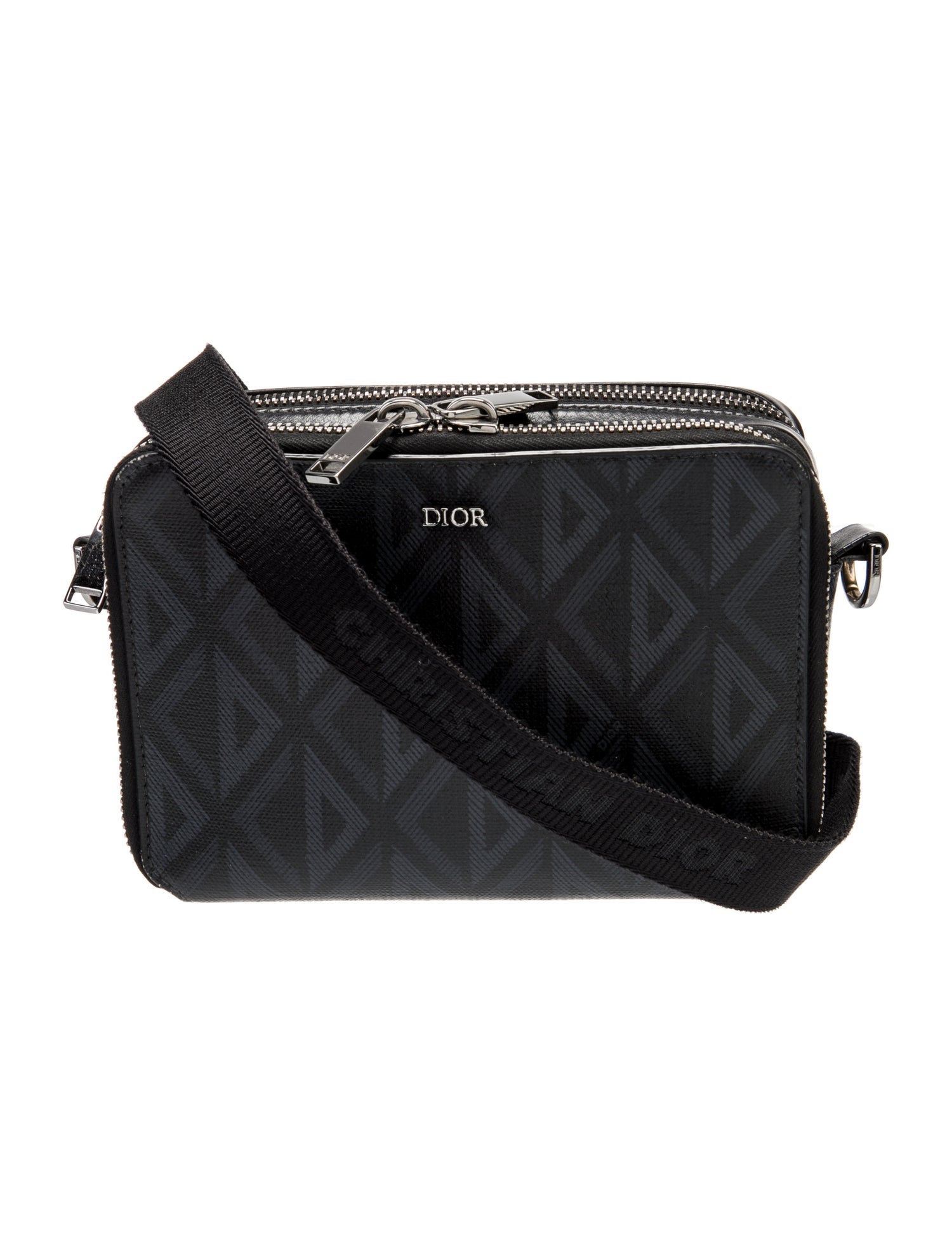 DIOR MEN Leather Messenger Bag