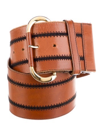 Christian Dior Belts Wide Leather Belt M