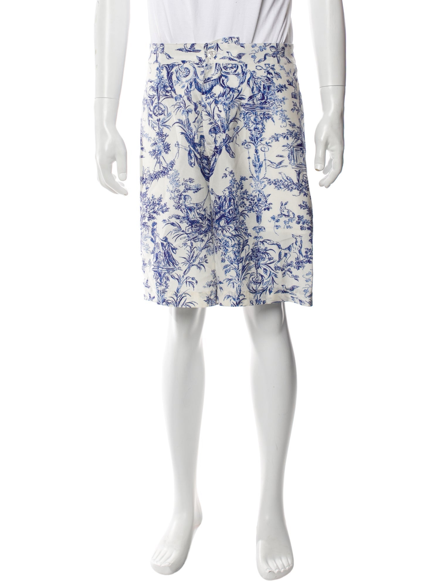 DIOR MEN 2019 Flat Front Shorts