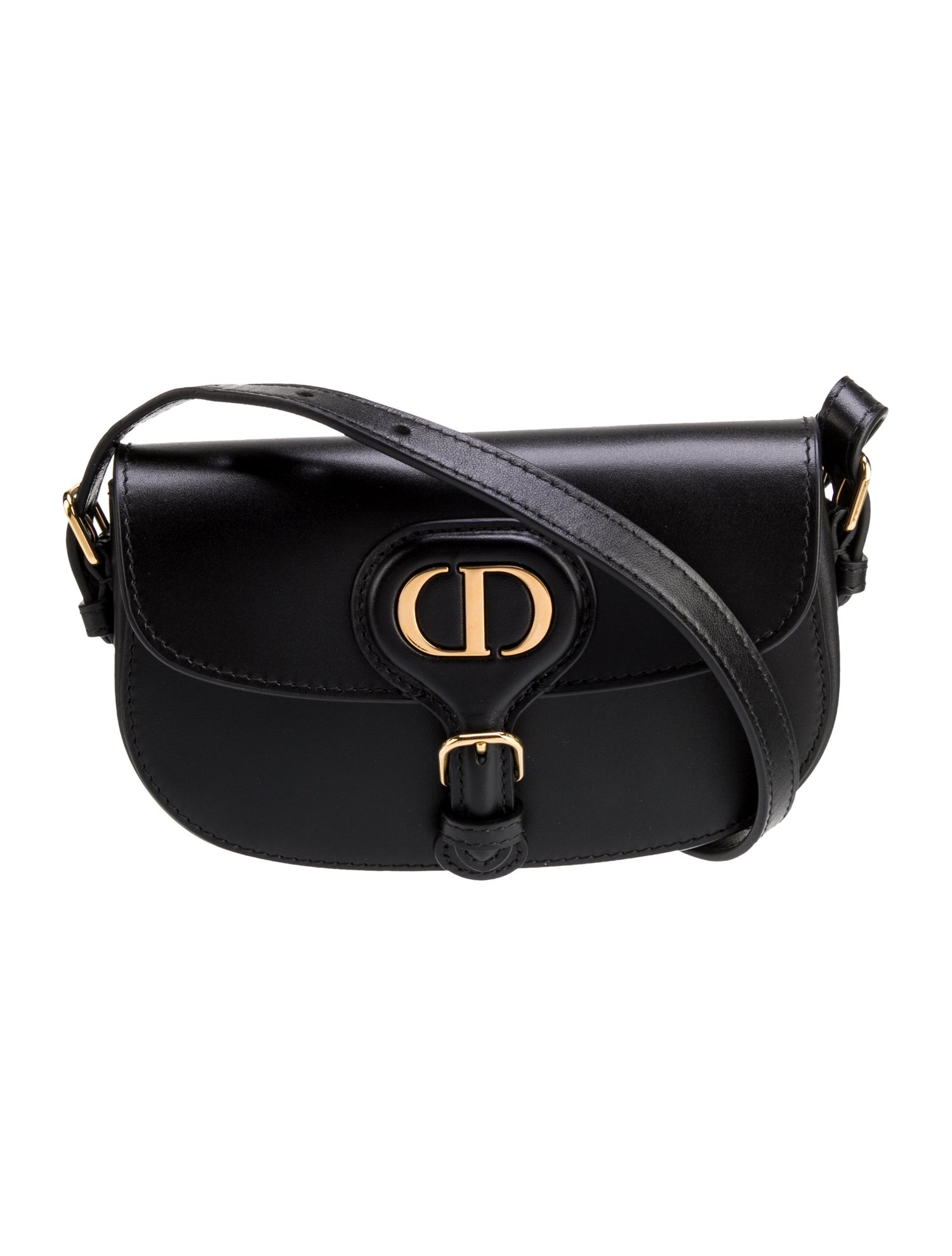 Comme des Garçons Leather Aoyama Crossbody Clutch - Black