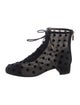 Christian Dior Baby-D Mesh Combat Boots