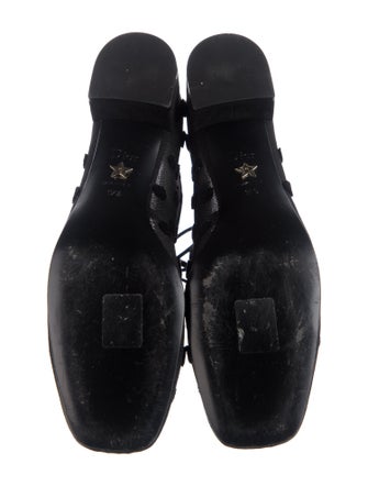 Christian Dior Baby-D Mesh Combat Boots