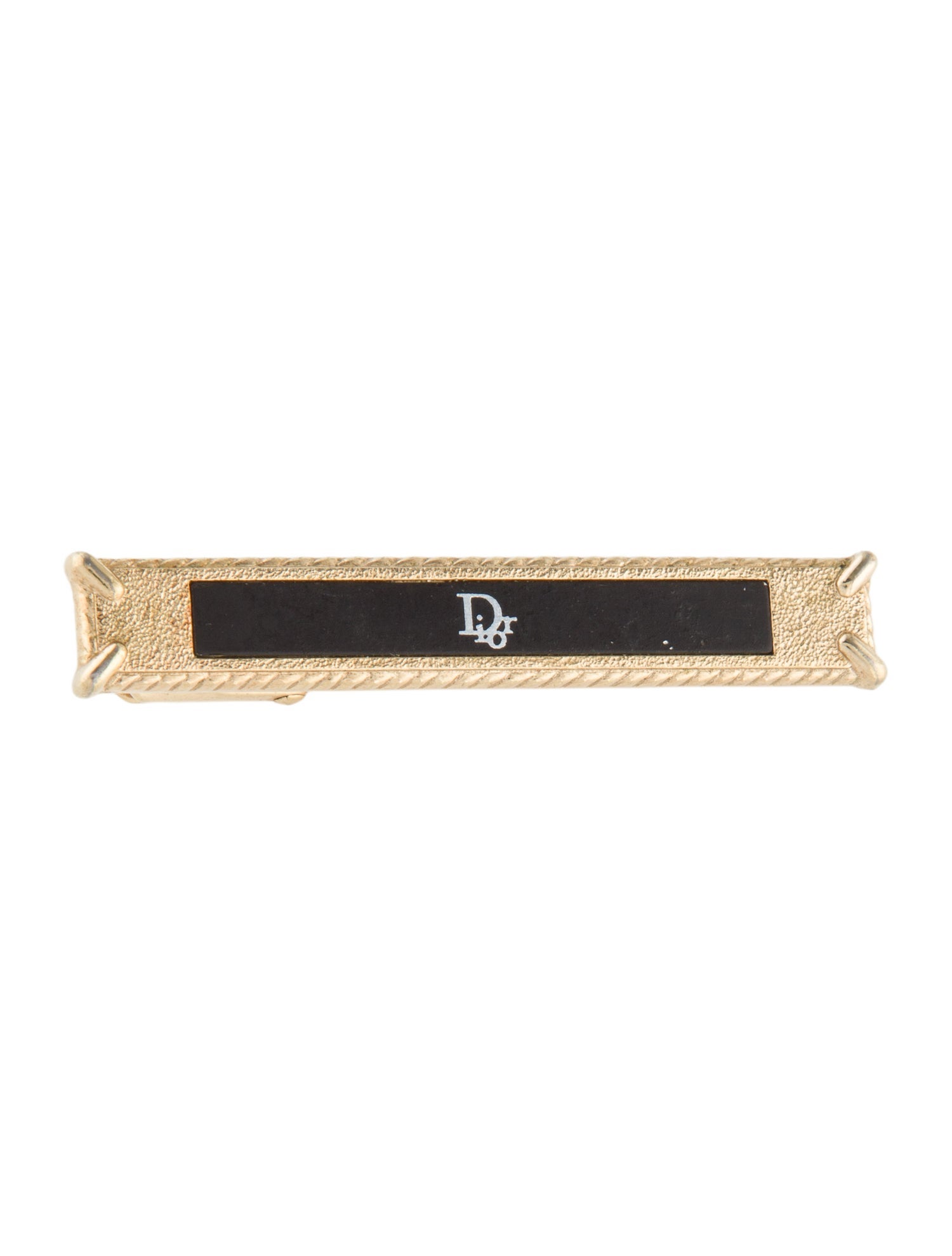 Christian Dior Vintage Two-Tone Tie Clip