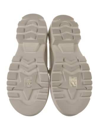 Christian Dior Leather Whipstitch Trim Loafers