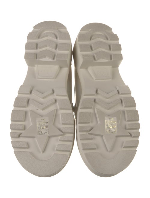 Christian Dior Leather Whipstitch Trim Loafers