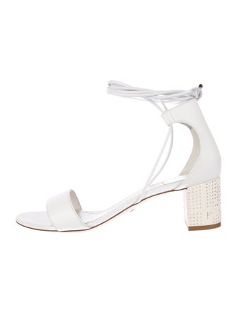 Christian Dior Leather Studded Accents Sandals