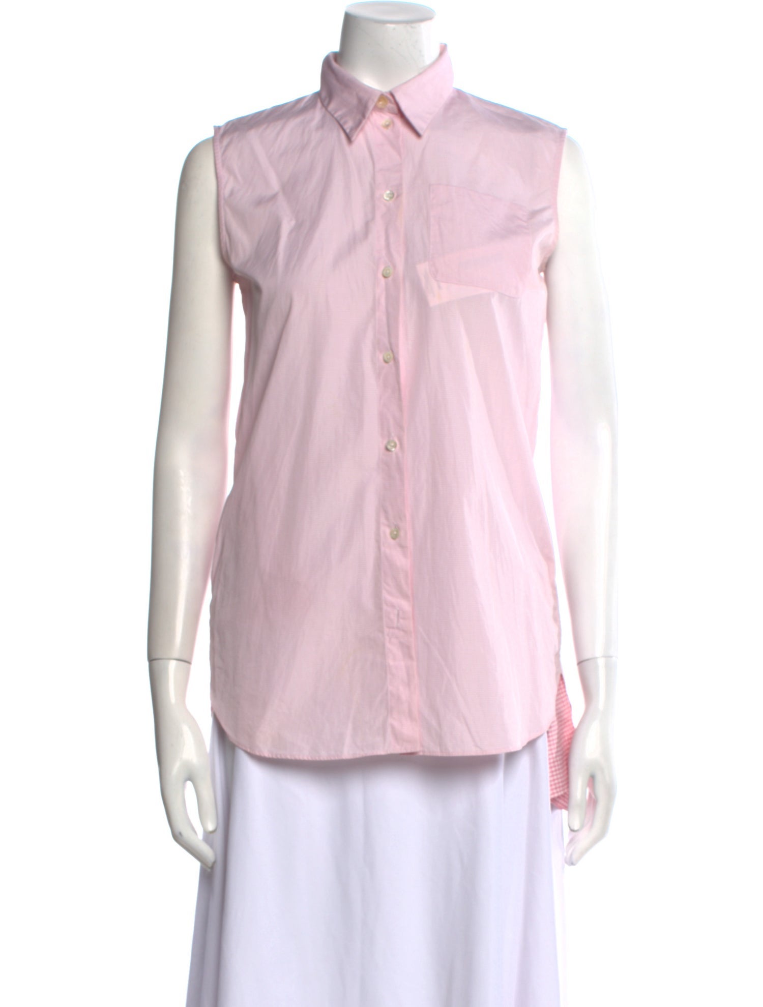 Christian Dior Sleeveless Button-Up Top
