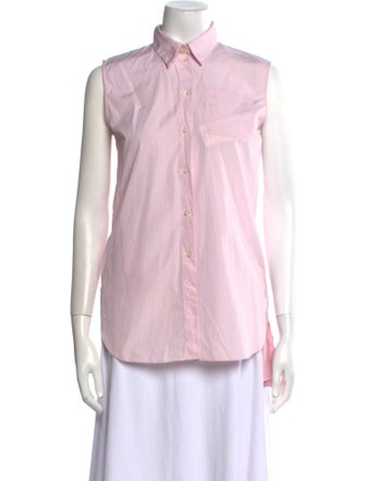Christian Dior Sleeveless Button-Up Top