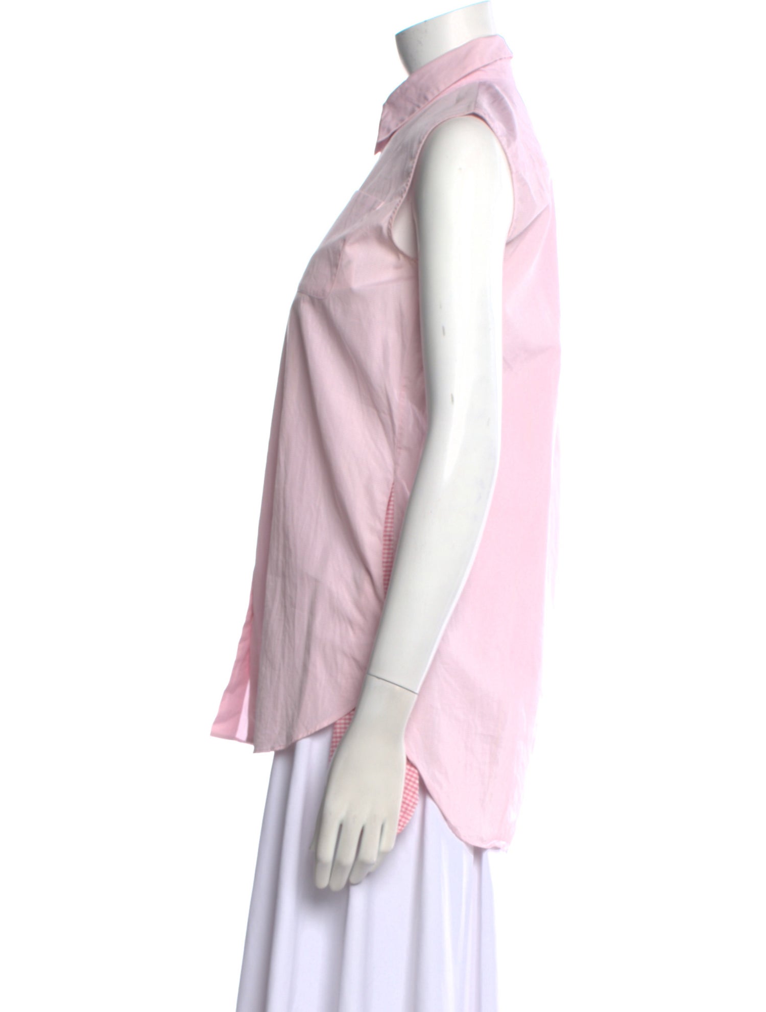 Christian Dior Sleeveless Button-Up Top