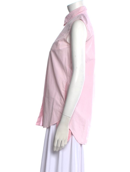 Christian Dior Sleeveless Button-Up Top