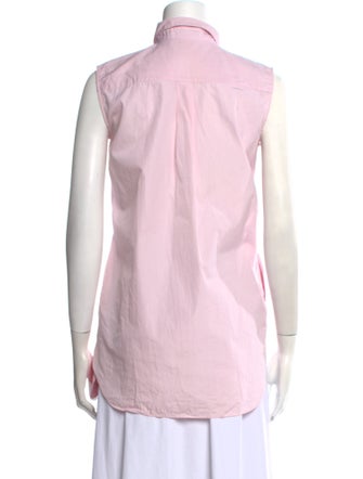 Christian Dior Sleeveless Button-Up Top