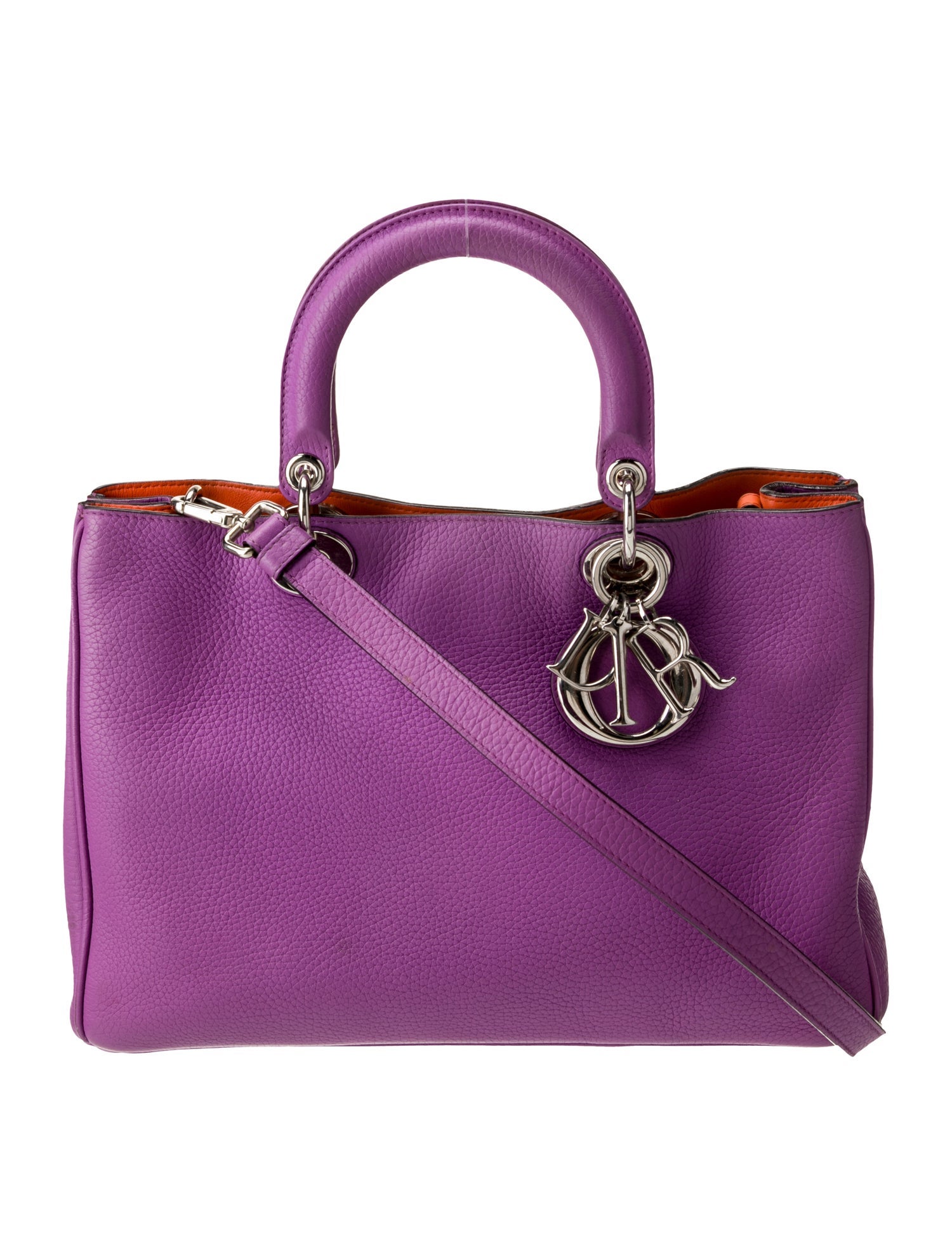 Christian Dior Leather Lady Dior Medium