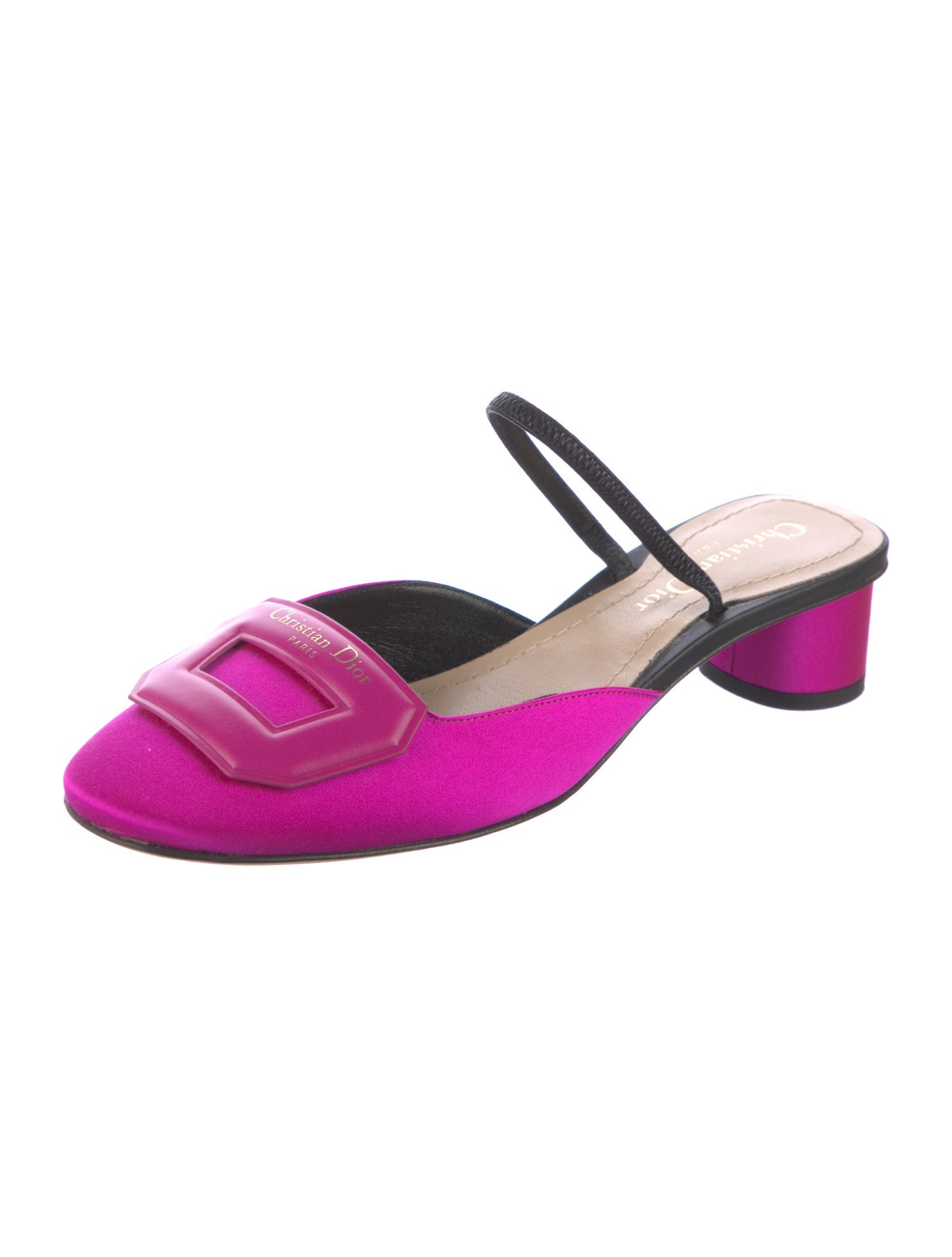 Christian Dior Satin Mules