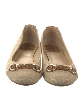 Christian Dior Canvas Ballet Flats