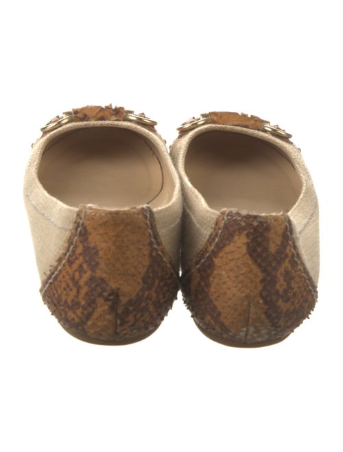 Christian Dior Canvas Ballet Flats