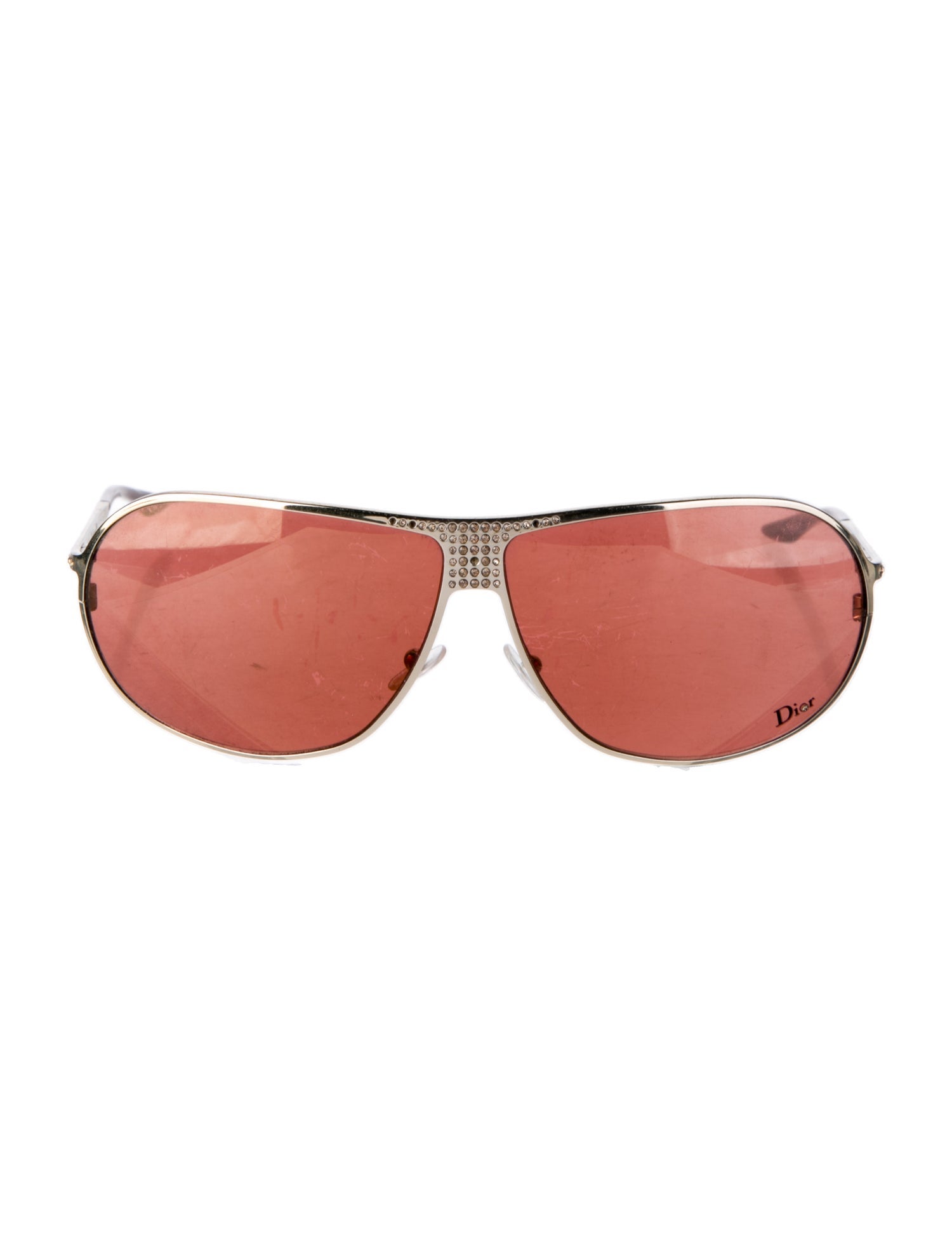 Christian Dior Aviator Tinted Sunglasses