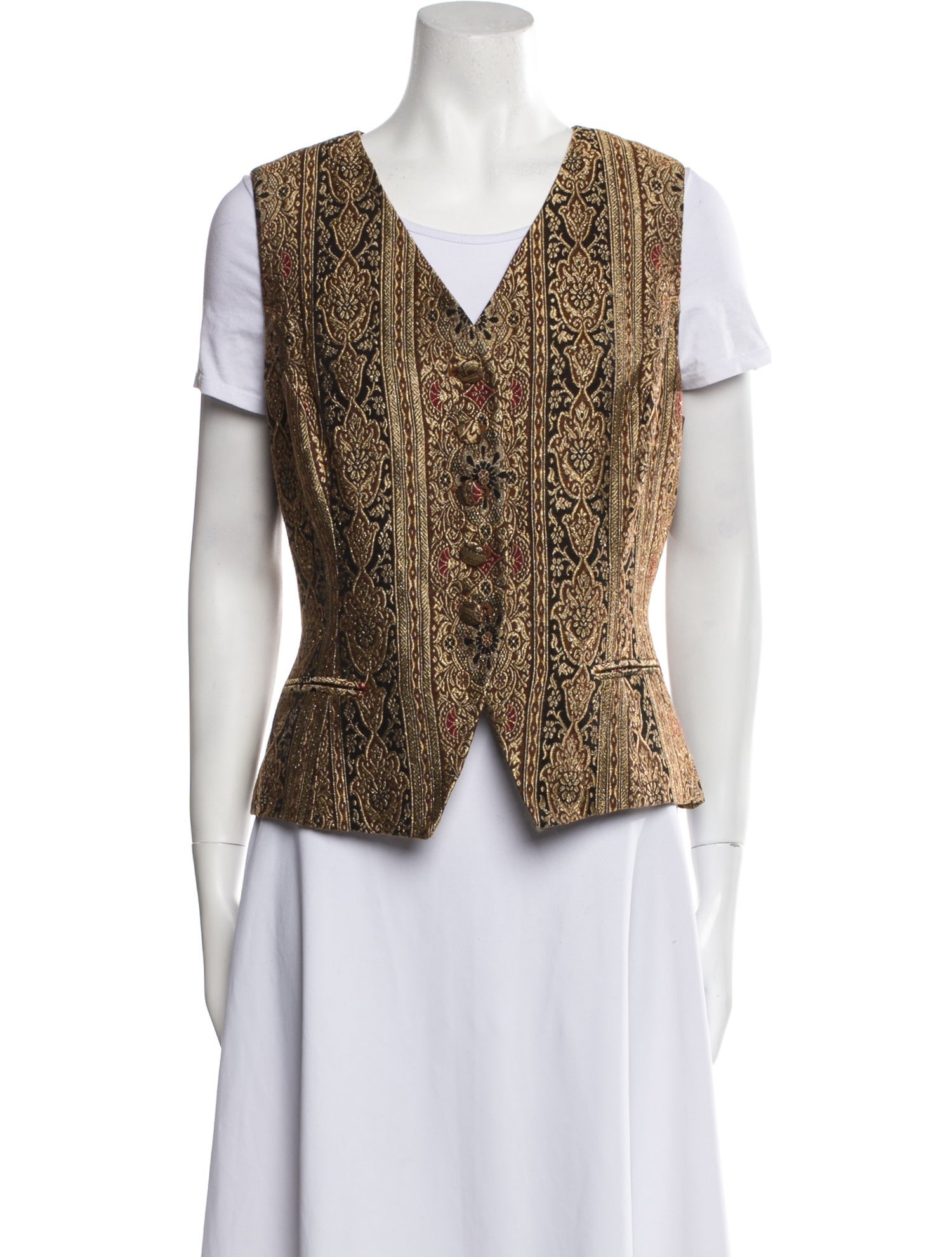 Christian Dior Vintage Animal Print Vest