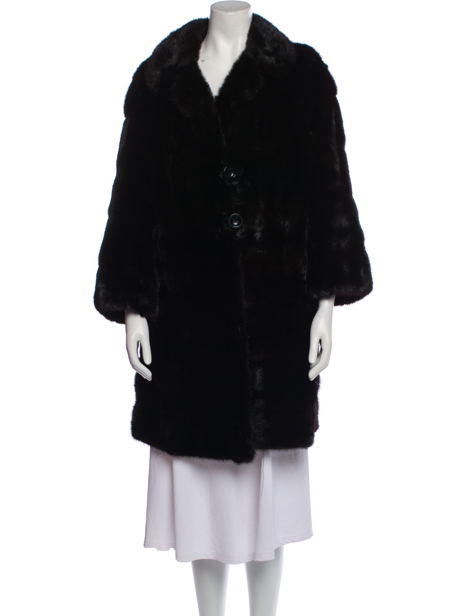 Christian Dior Vintage 1960's Fur Coat