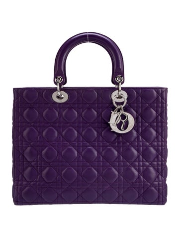 Christian Dior Handle Bags Cannage Lady Large