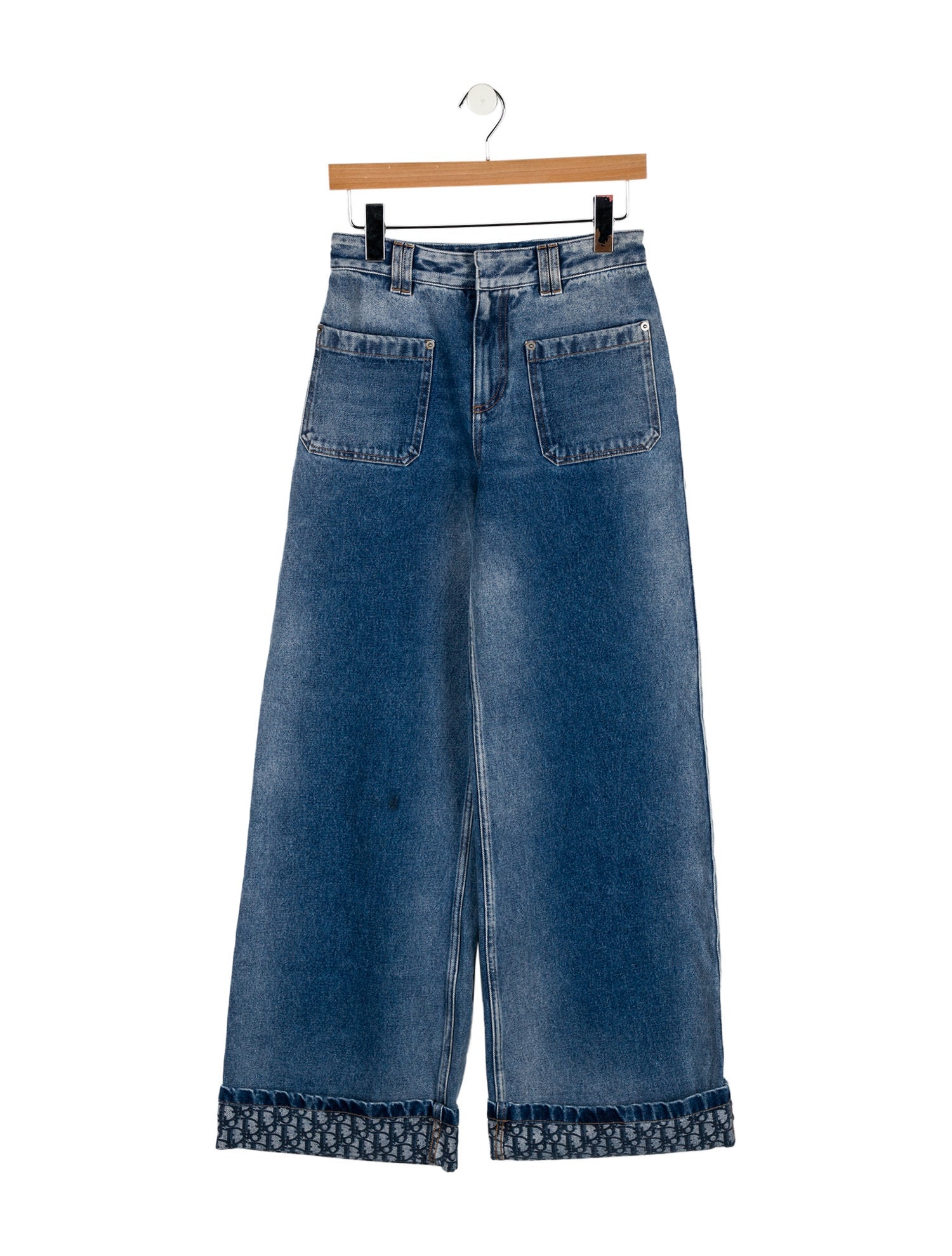 Christian Dior High-Rise Wide Leg Jeans