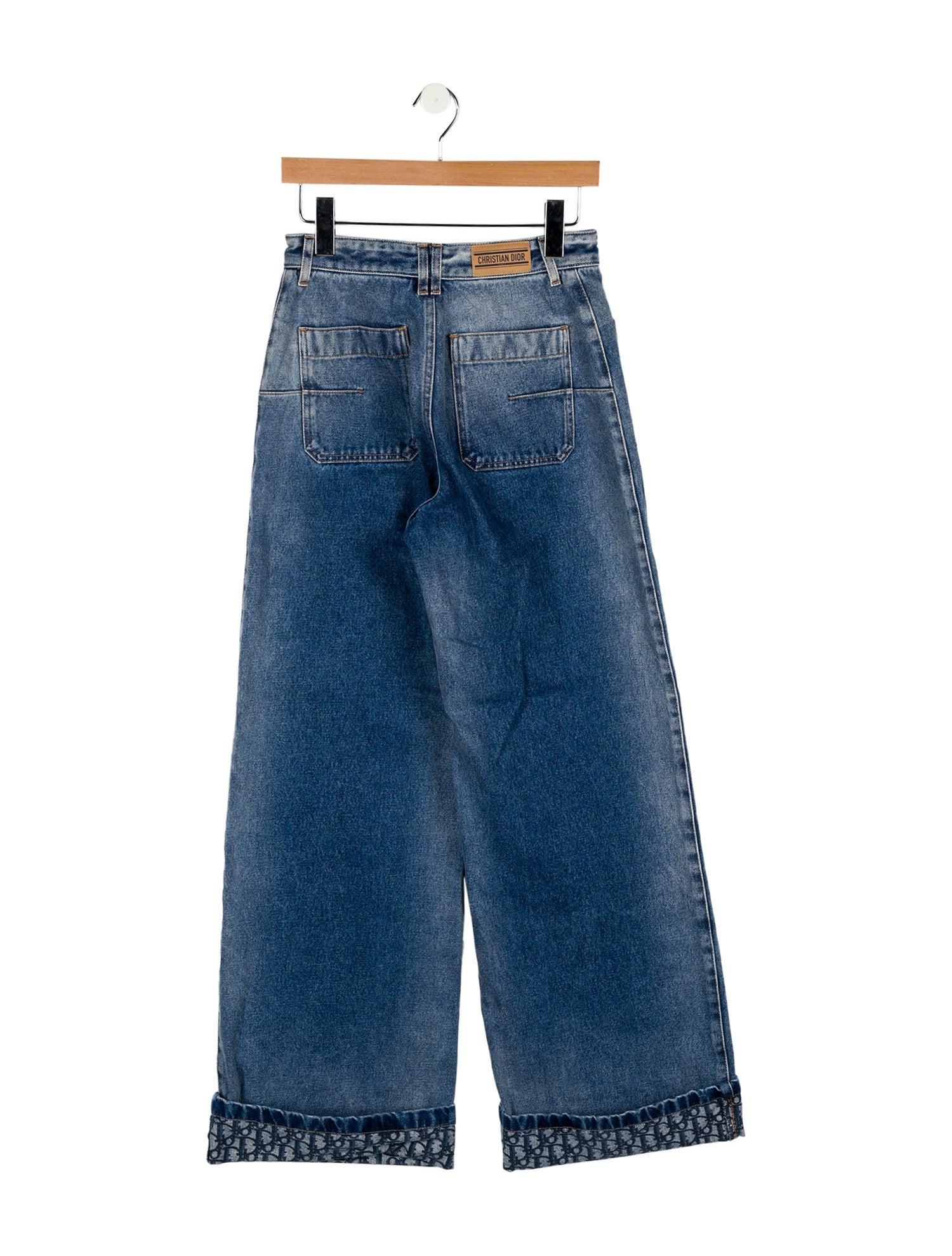 Christian Dior High-Rise Wide Leg Jeans