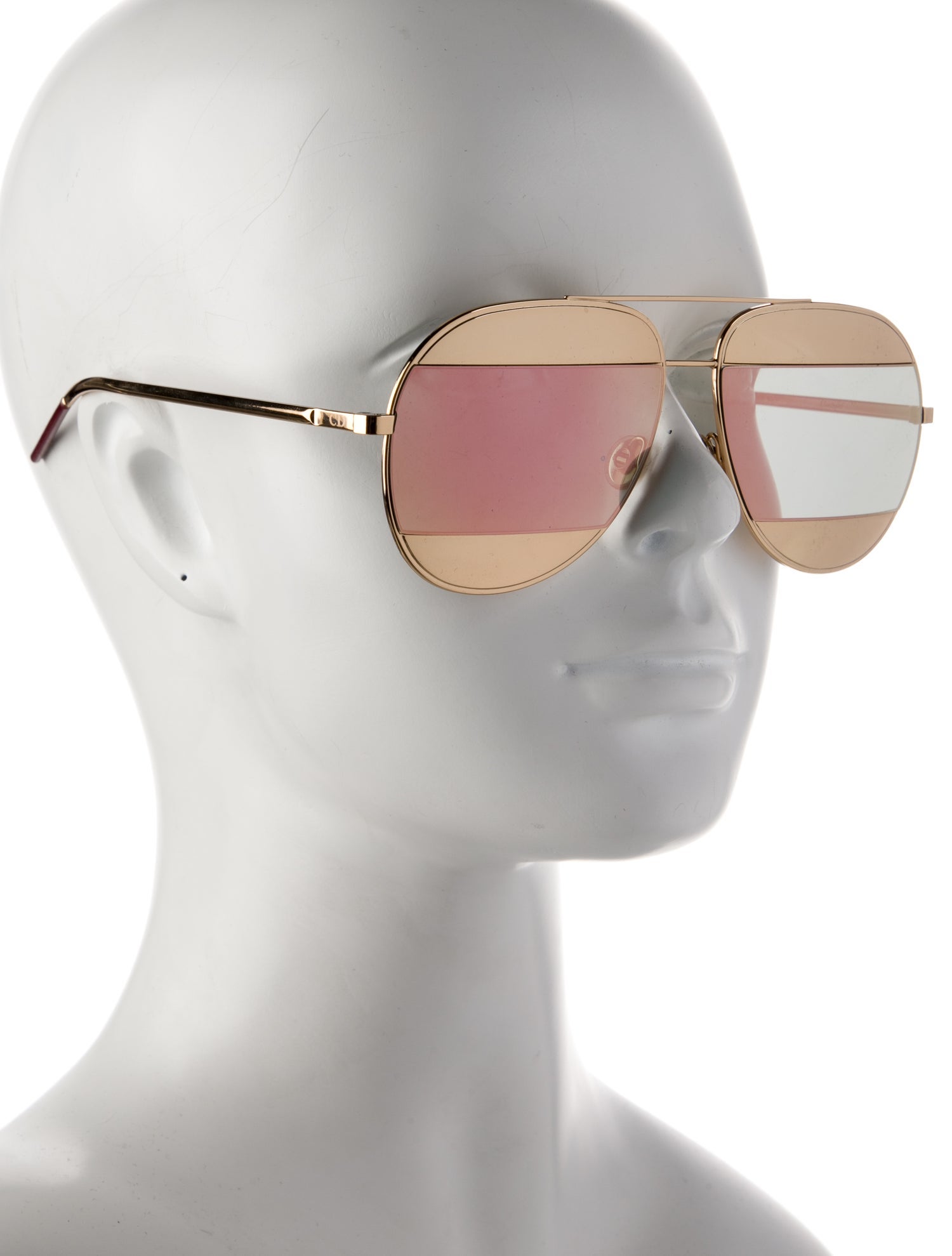 Christian Dior Aviator Tinted Sunglasses