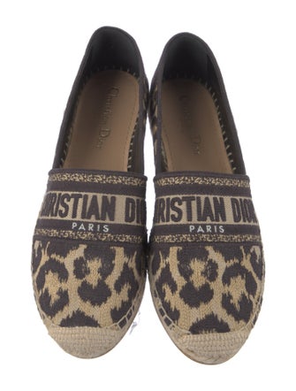 Christian Dior Canvas Printed Espadrilles