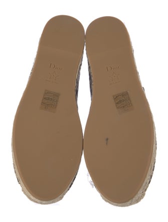 Christian Dior Canvas Printed Espadrilles