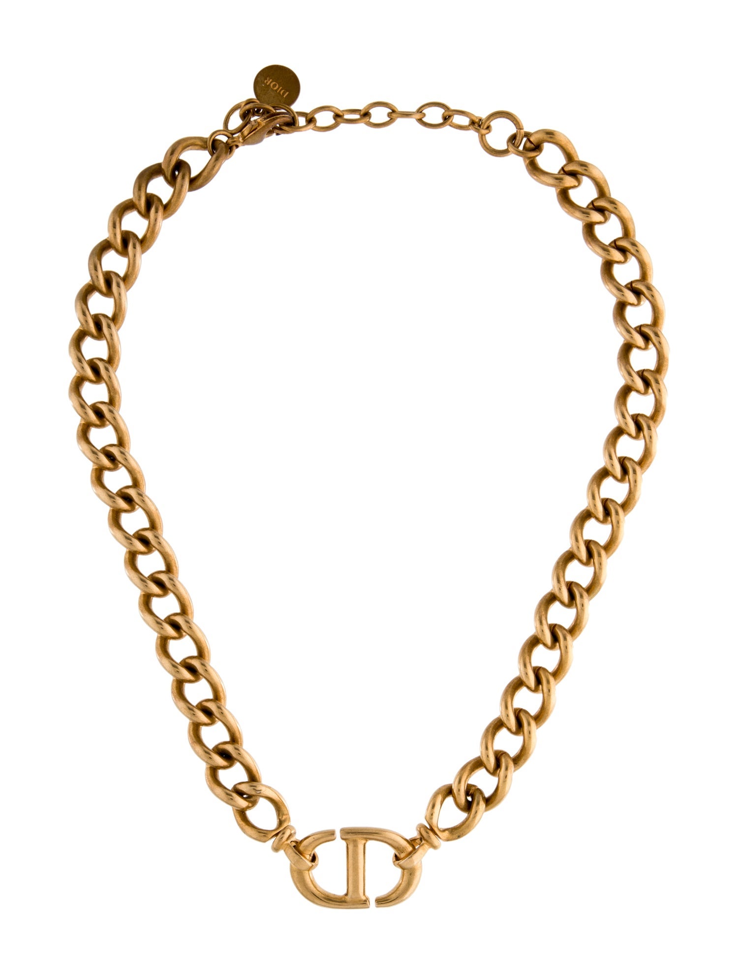 Christian Dior CD Navy Choker