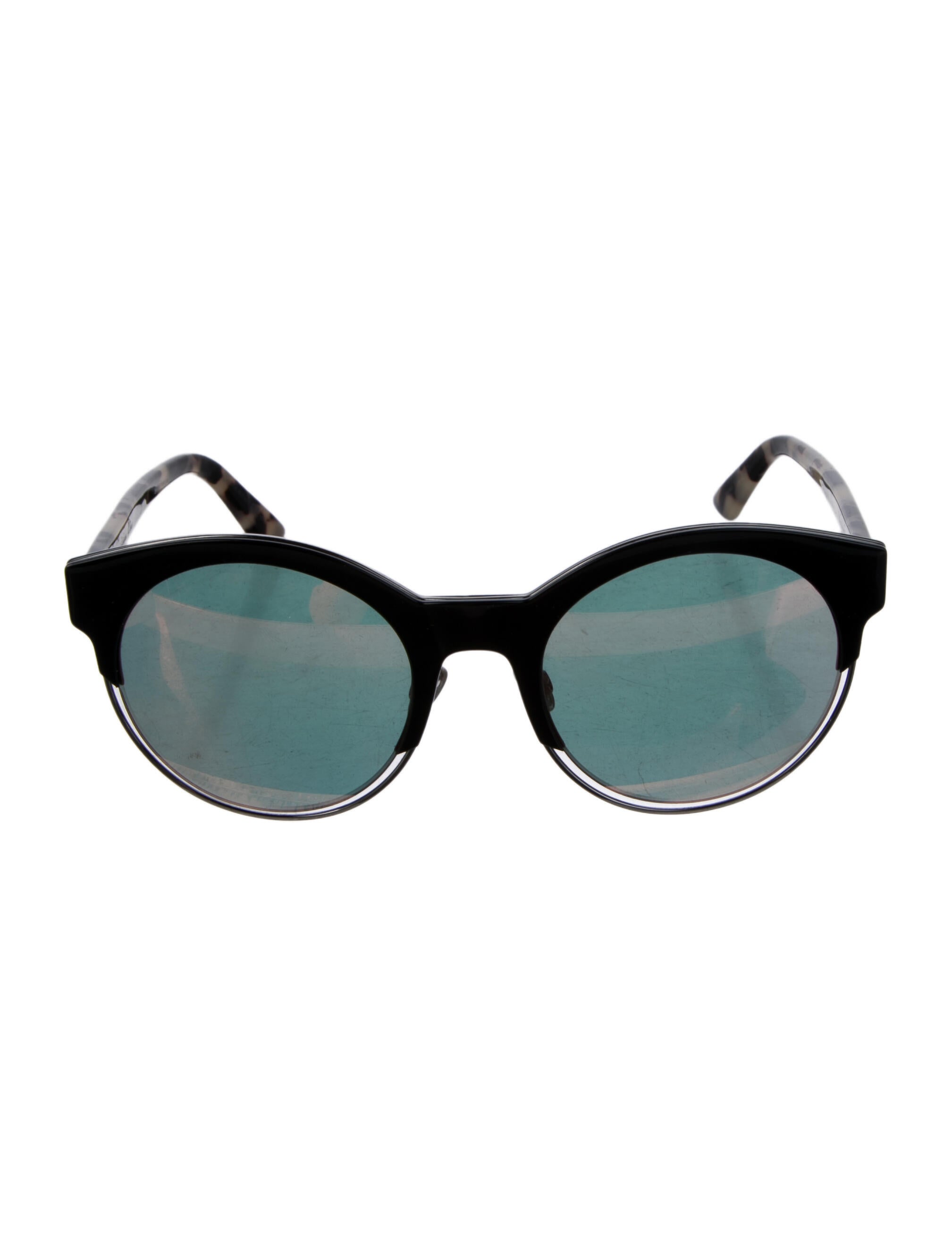 Christian Dior Round Tinted Sunglasses