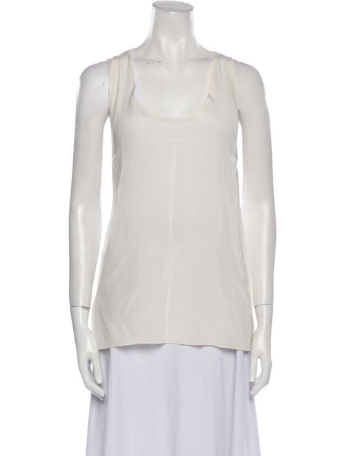 Christian Dior Silk Scoop Neck Top
